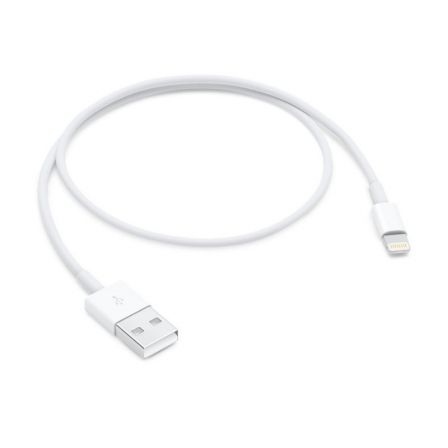 Apple Cable USB A a Lightning 0,5 m Blanco Apple Cable USB A a Lightning 0,5 m Blanco